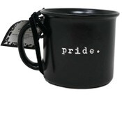 Wholesale - Matte Camper Mug with Debossed "Pride." Nicole Miller C/P 36